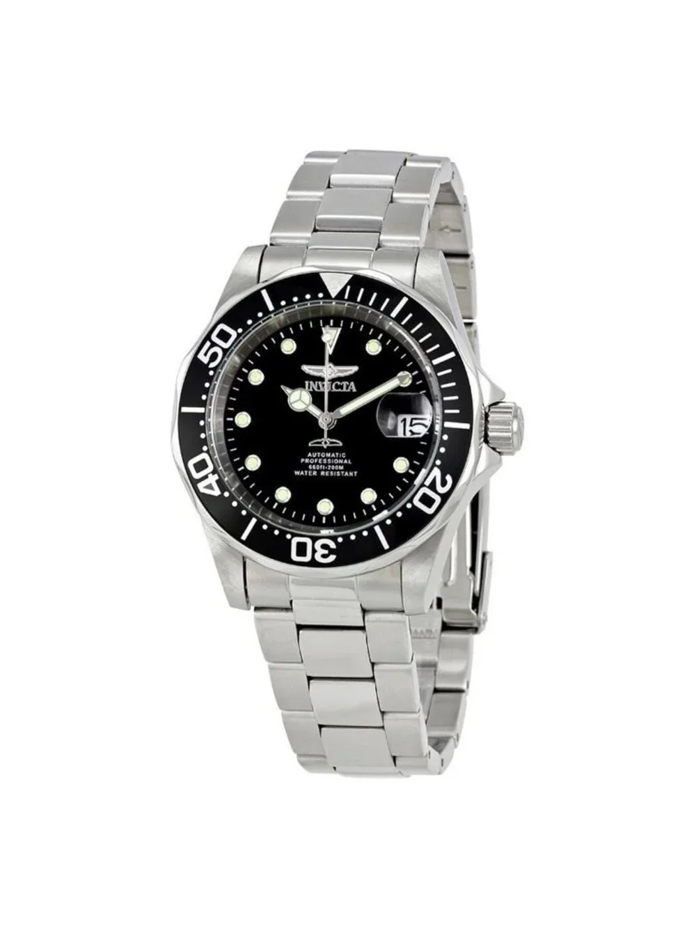 NWT Invicta Pro Diver Automatic Black Dial Men's Watch